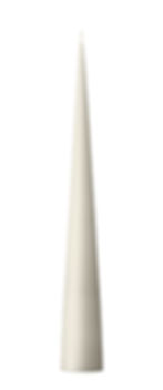 Ester & Erik Silky Cone Candle - 10 - 48cm - Matt - UK stockist