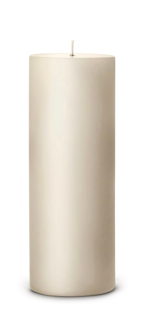 Ester & Erik Ivory Pillar candle 06 - 20cm x 7cm dia Matt Uk stockist