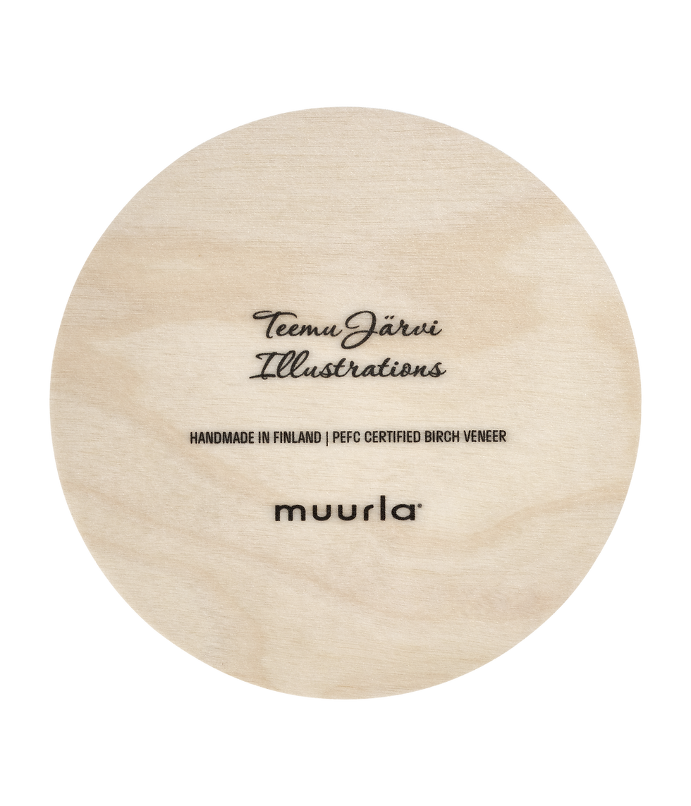 Muurla - Teemu Jarvi Coaster - Squirrel - image of the underside