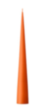 Ester & Erik Mild Orange Cone Candle - 16 - 48cm - Matt - Uk stockist