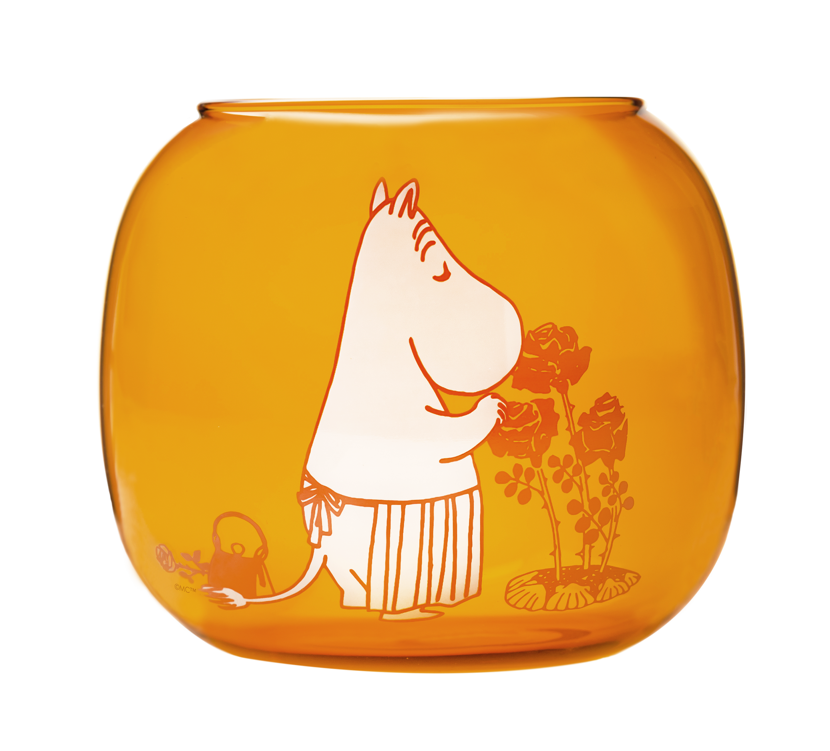 Moomin Candle Holder - Moominmamma - Amber - UK stockist