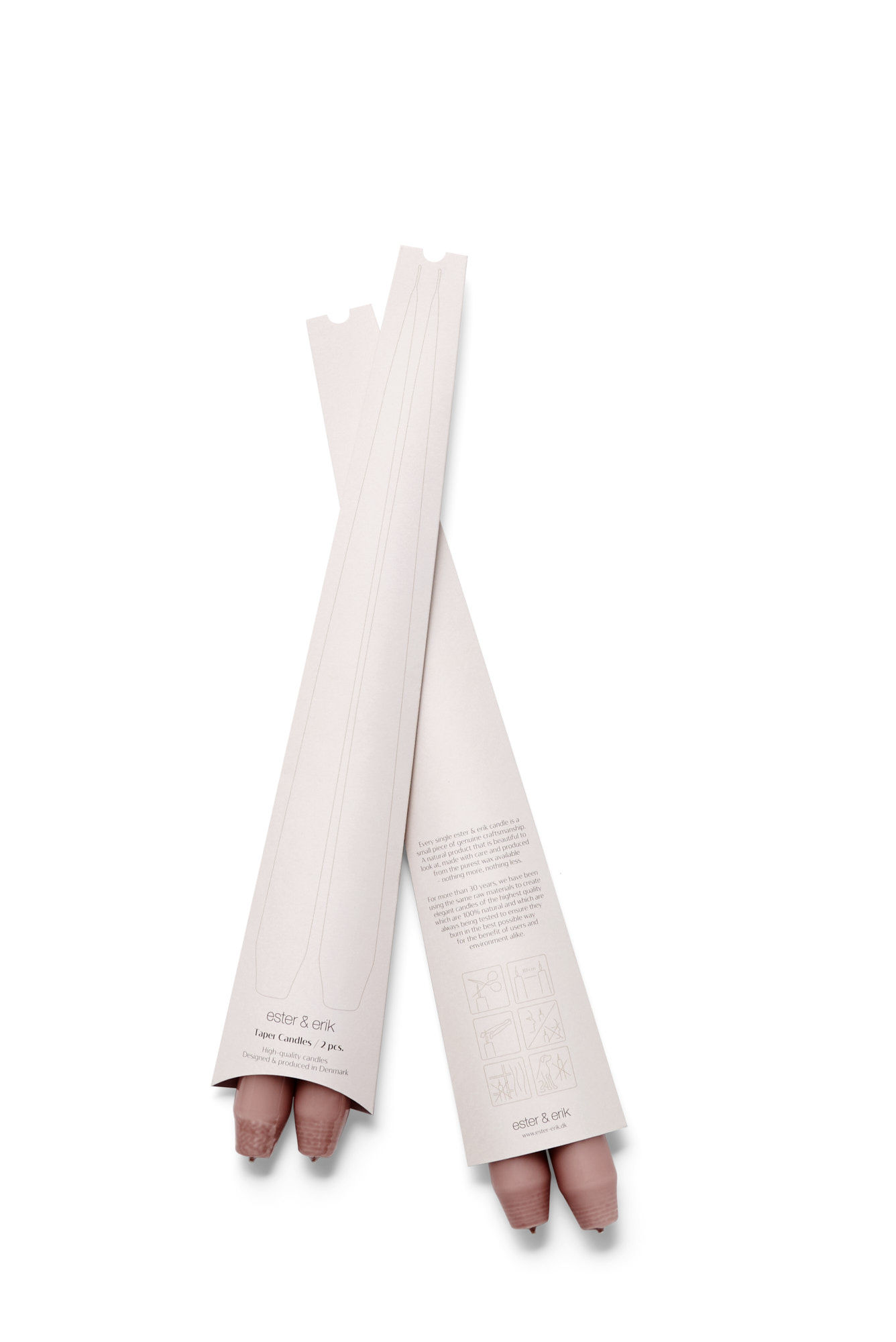 Ester & Erik Gift Pack for 32cm taper candles - UK stockist