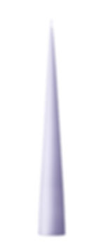 Ester & Erik Airy Violet Cone Candle - 12 - 37cm - Matt - Uk stockist