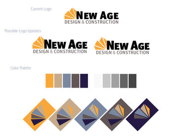 New Age Design & Construction Identity Board