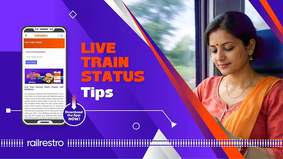 Live Train Running Status Tips Every Traveler Should Know
