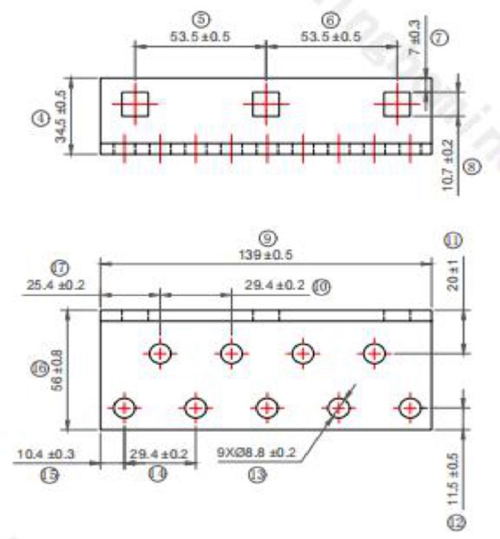 Miniaturbild: Dachhaken 3-teilig für Solarprofile aus A2 Edelstahl inkl. 3 Tellerkopfschrauben