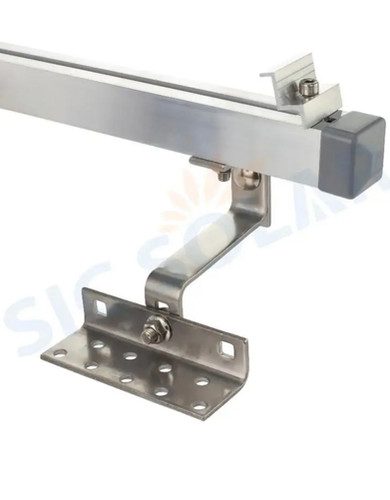 Alu Solarprofil/Montageprofil 200-500mm 40x40 BV Nut 8 und Nut 10 
