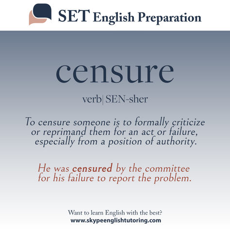 English word of the day!