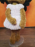 Thumbnail: crochet doll dress in a light purple