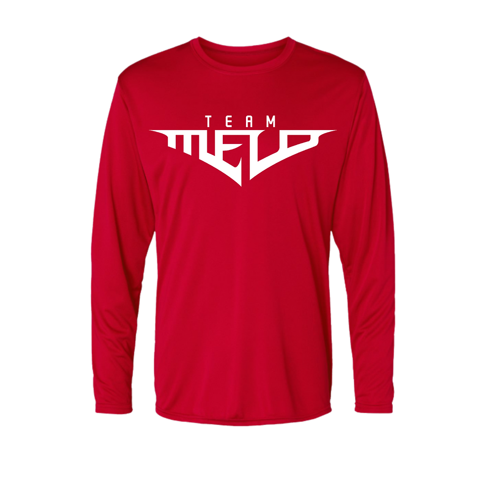 Thumbnail: Team Melo Cotton or Dry Fit Long Sleeve Tee
