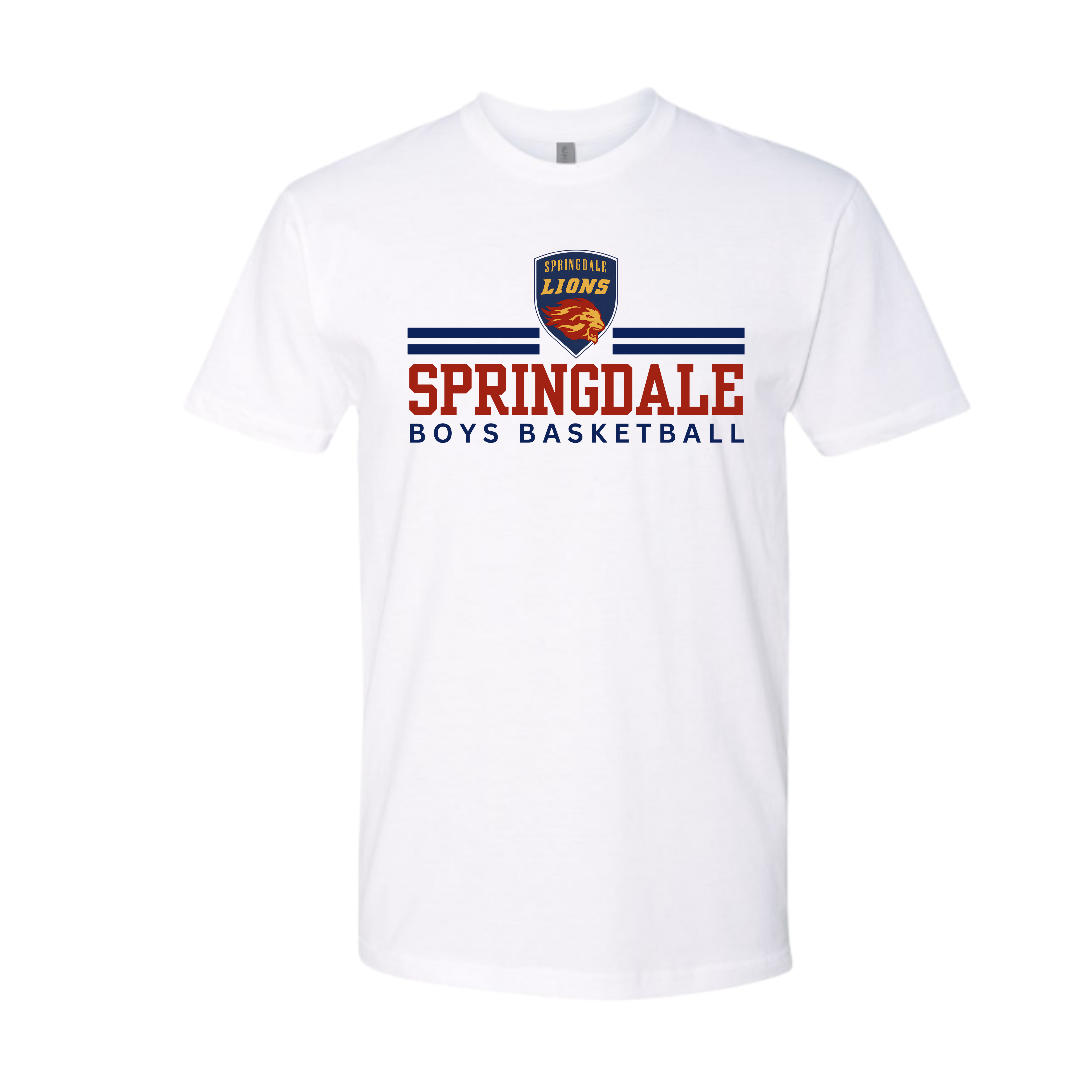 Springdale Boys Basketball Cotton or Dry Fit Short Sleeve