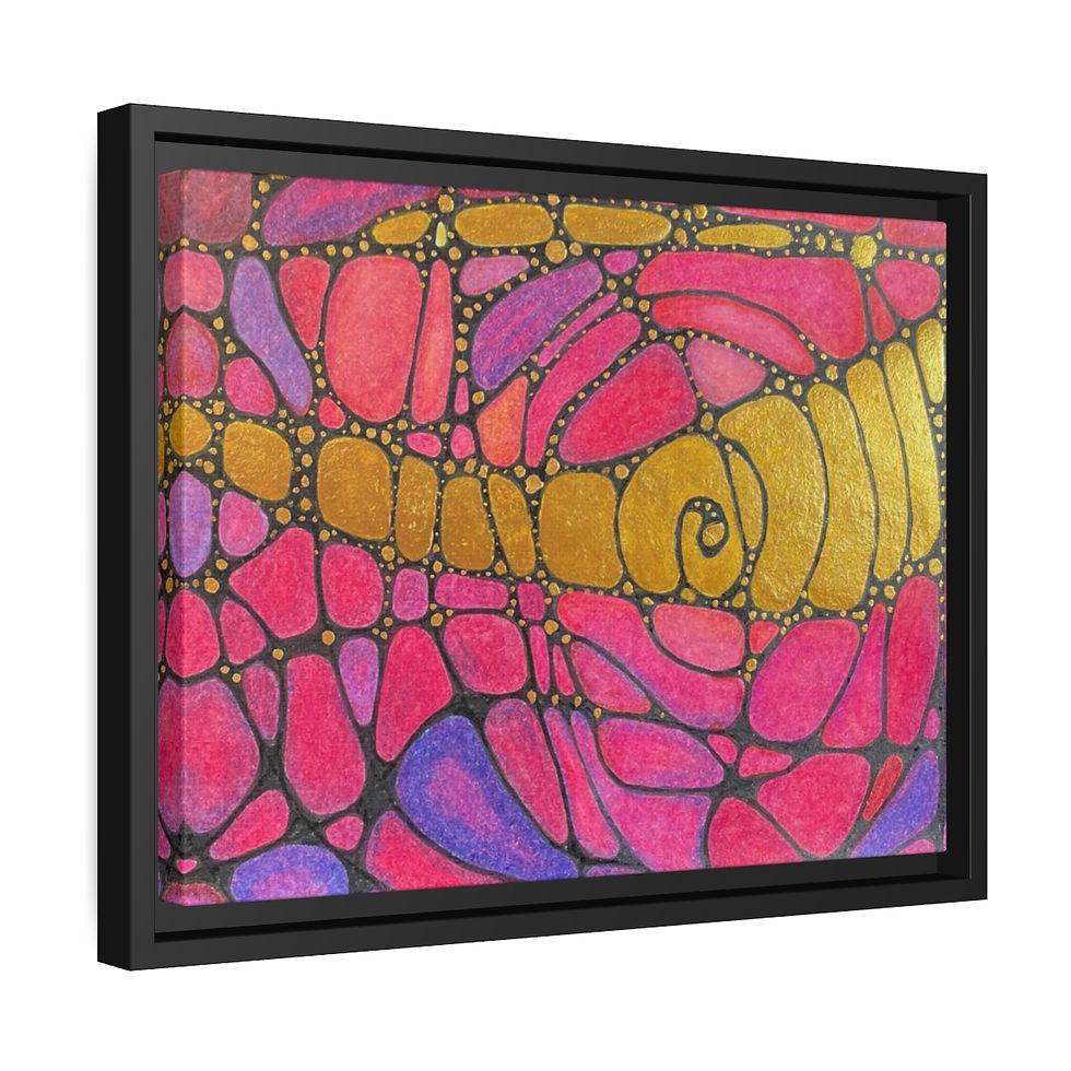 Thumbnail: Matte Canvas in Black Frame