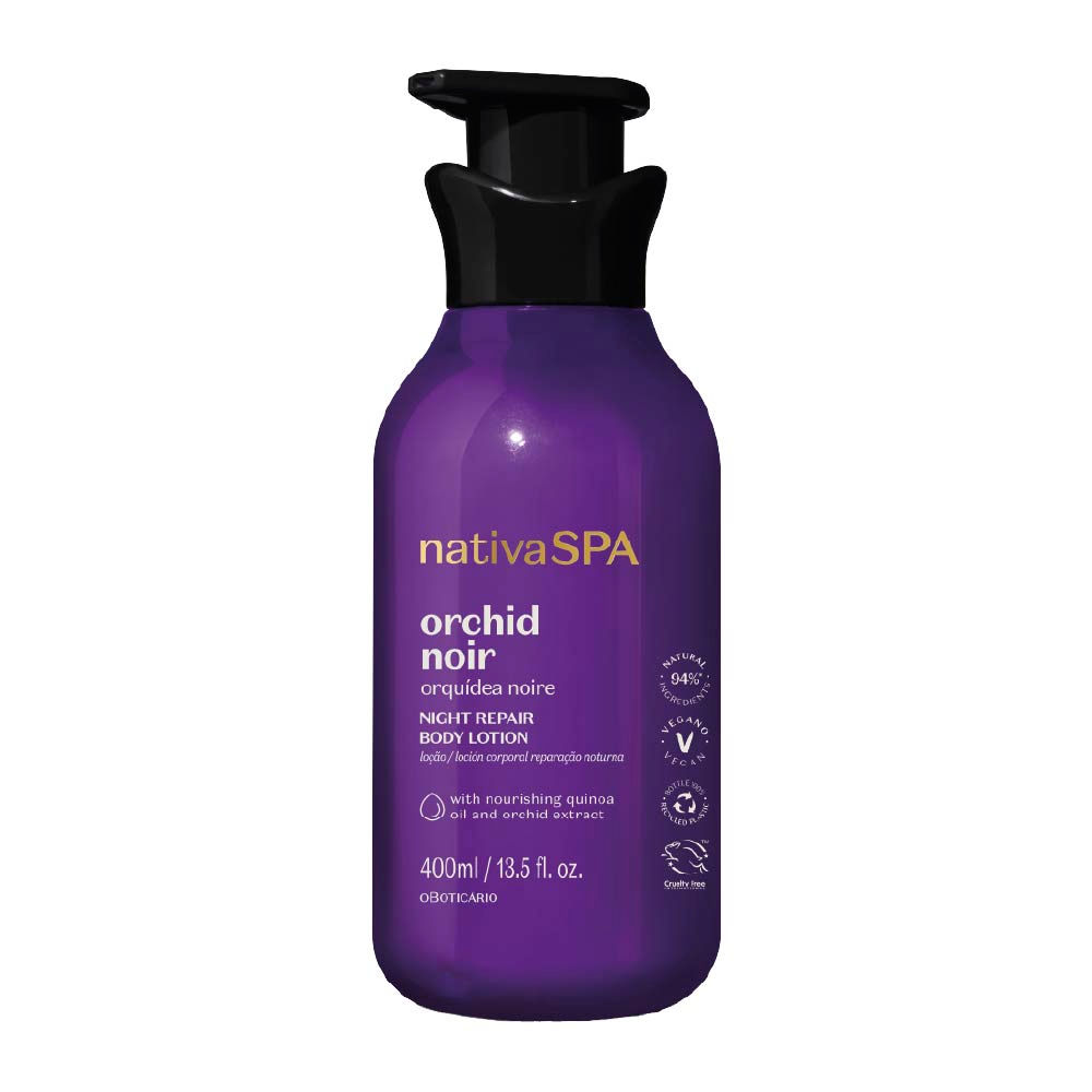 O Boticário | Nativa SPA Orquídea Noire Loção Noturna Hidratante - 400ml