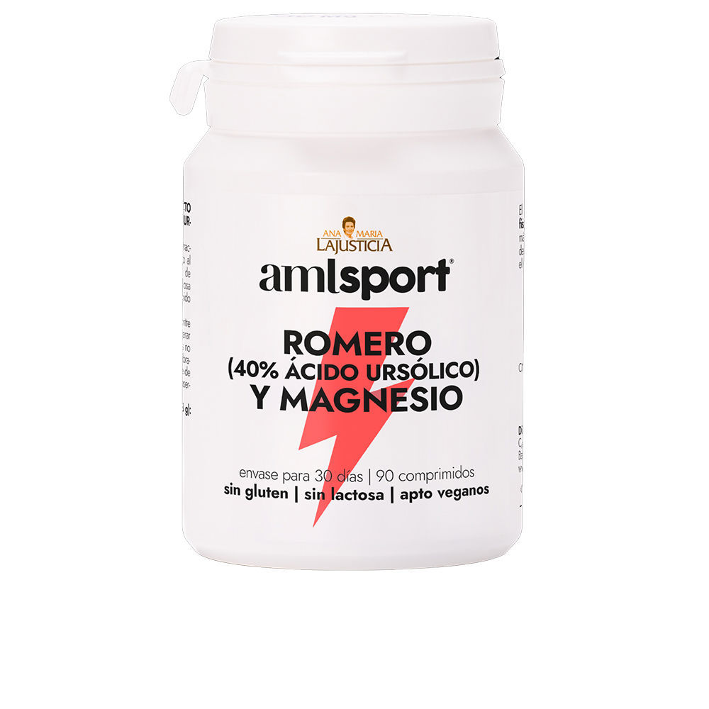 Amlsport | ALECRIM (40% Ácido Ursólico) e Magnésio - 90 Comprimidos