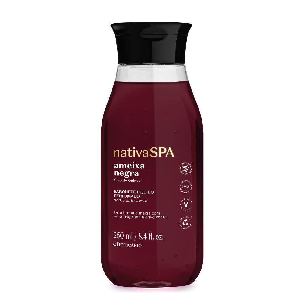 O Boticário | Sabonete Líquido Perfumado Nativa SPA Ameixa Negra - 250ml