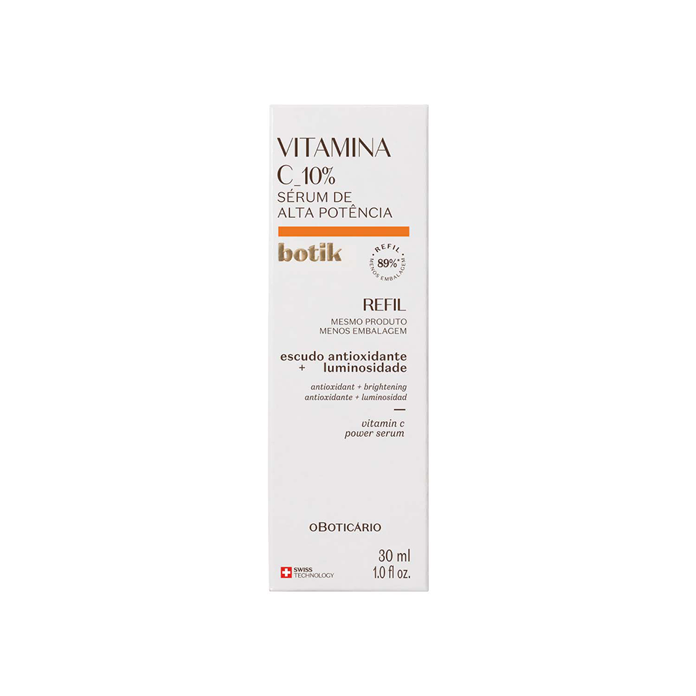 O Boticário | Botik Vitamina C 10% Sérum de Alta Potência Refil - 30ml