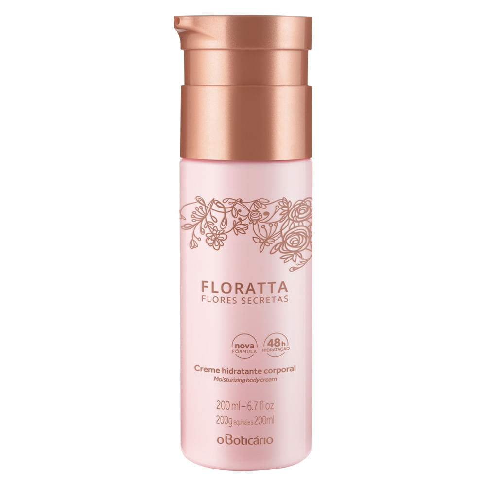 O Boticário | Floratta Flores Secretas Creme Hidratante Corporal - 200g