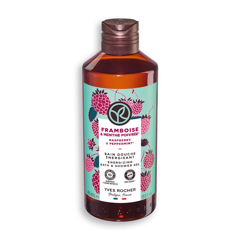 Yves Rocher | Bain de Nature Banho Duche Framboesa & Hortelã-Pimenta - 400ml