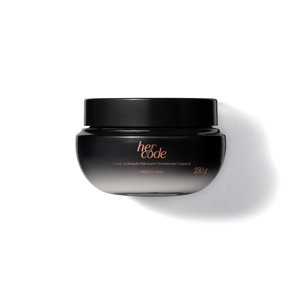 O Boticário | Her Code Creme Aveludado Hidratante Corporal - 250g
