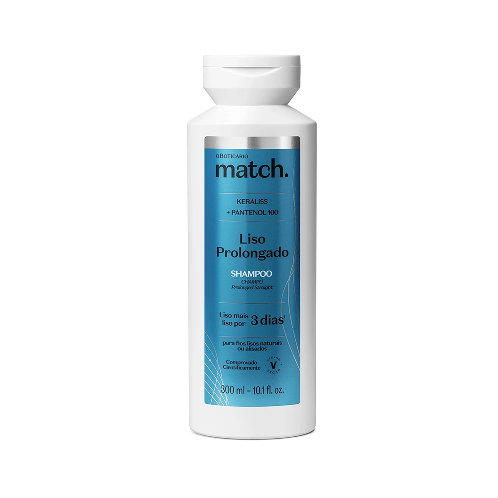 O Boticário | Match Champô Liso Prolongado - 300ml