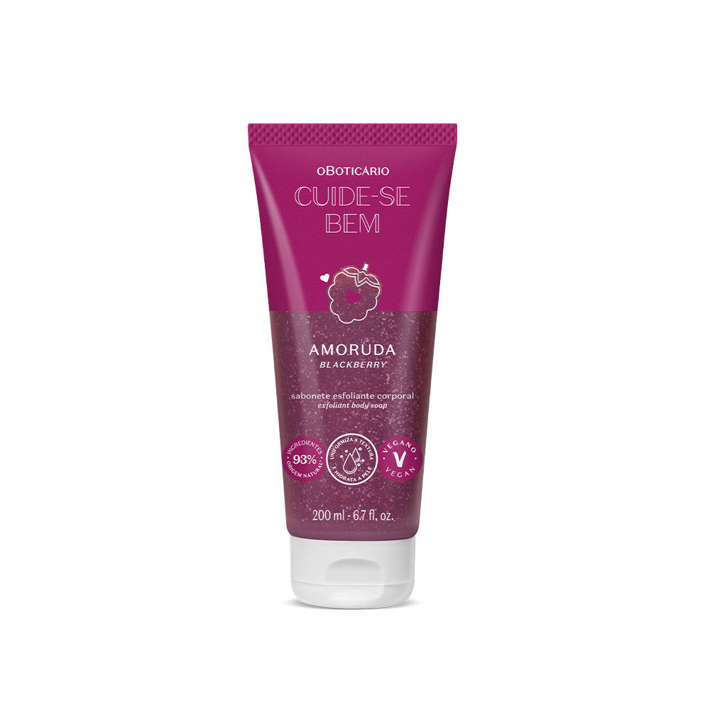 O Boticário | Cuide-se Bem Amoruda Sabonete Esfoliante Corporal - 200ml
