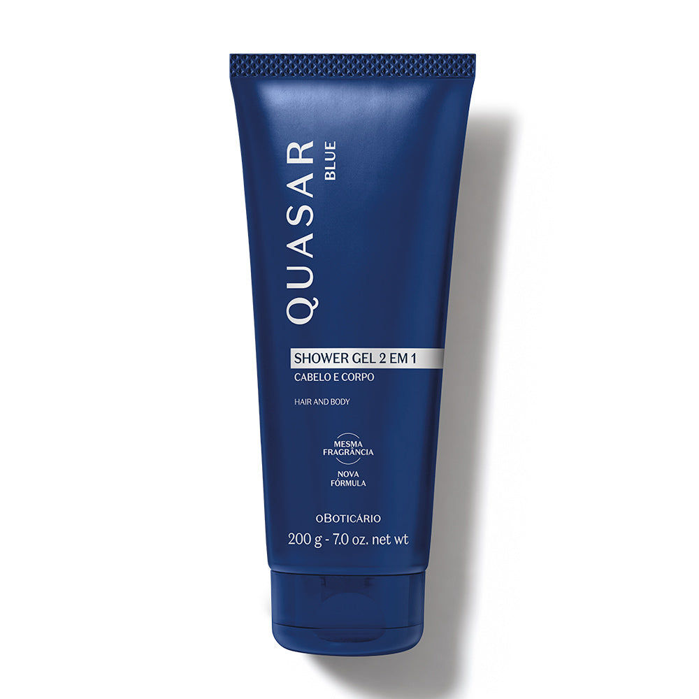 O Boticário | Quasar Blue Gel de Banho Cabelo e Corpo - 200g