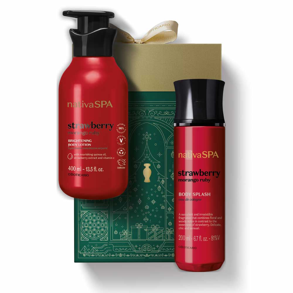 O Boticário | Coffret Nativa SPA Morango Ruby