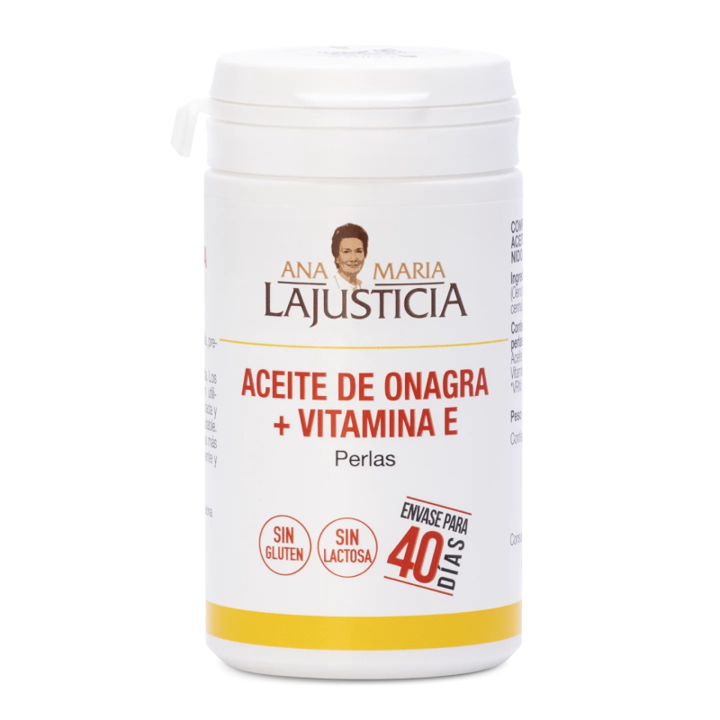 Ana Maria Lajusticia | Plus Mujer Óleo de Onagra+Vitamina E - 80 pérolas