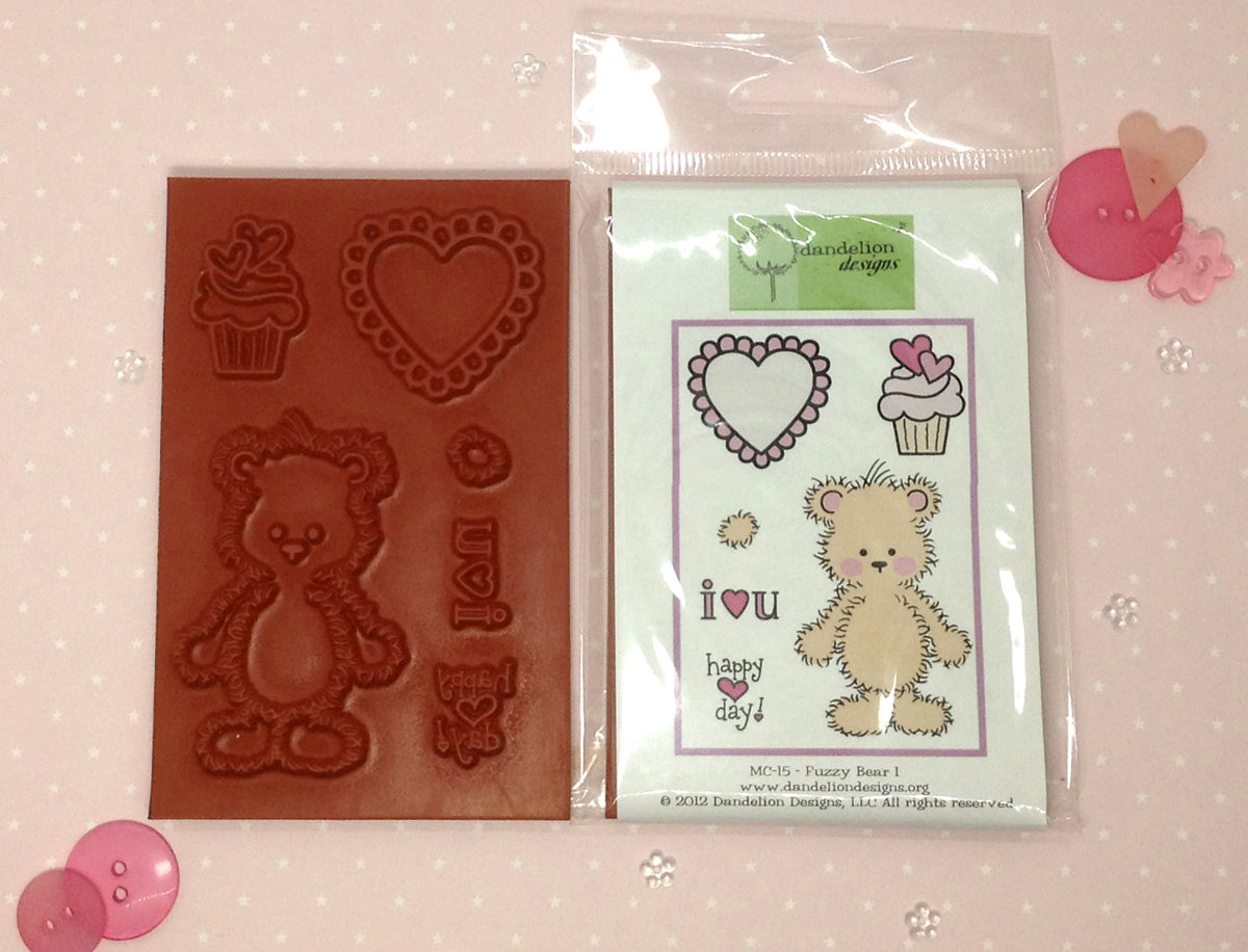 Fuzzy Bear 1 Cling Set