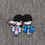 Thumbnail: Boy and Girl Tote Bag in Heather Gray