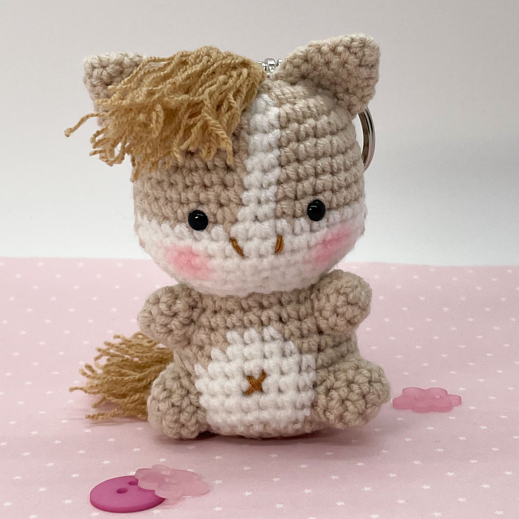 Year of the Horse Amigurumi Keychain