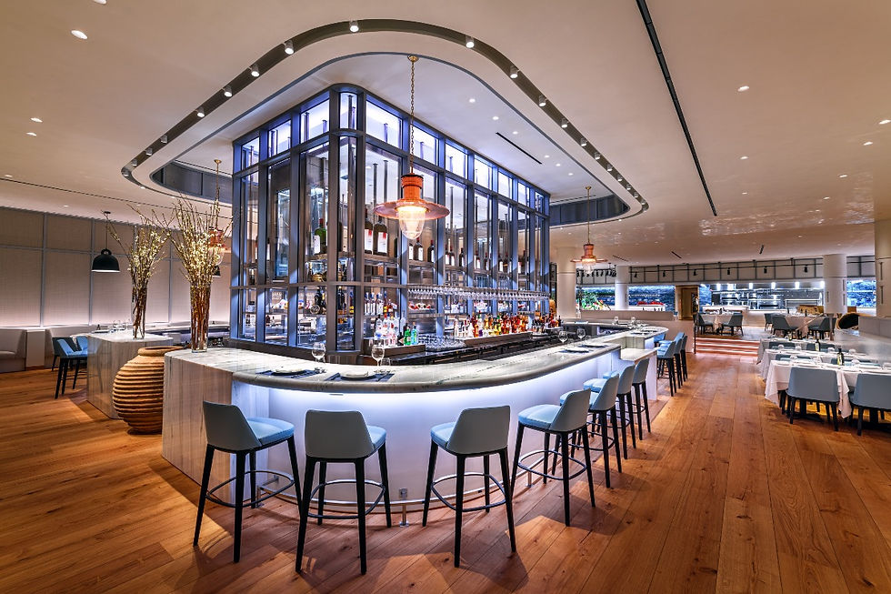 Save money on travel by going to fancy restaurants like Estiatorio Milos inside the Venetian Resort Las Vegas during lunch time instead of dinner.