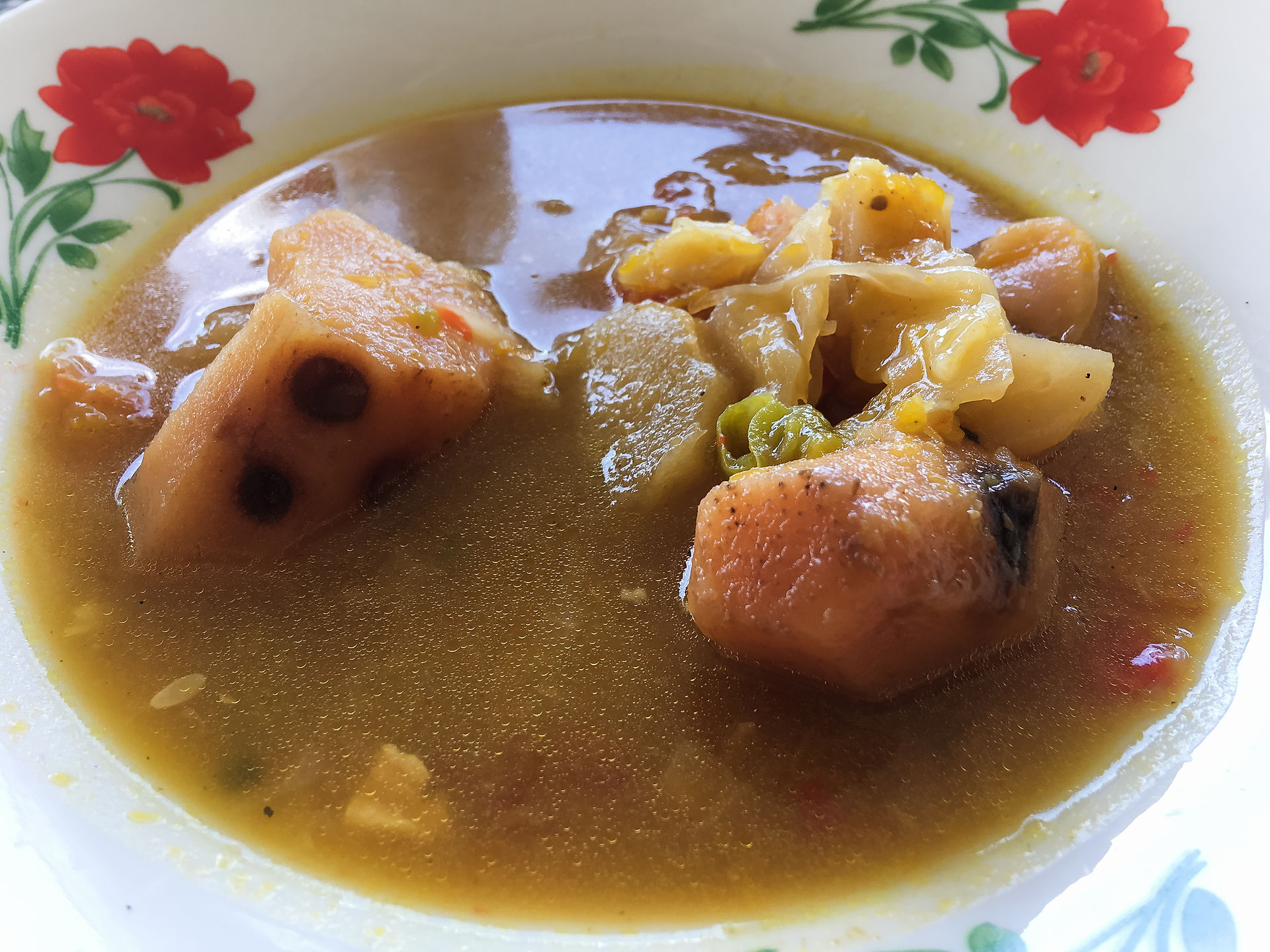 Caldoza stew, at The best farm to table and agritourism experience in Viñales, Cuba. ©AlonzoWright for Manifesting Travel