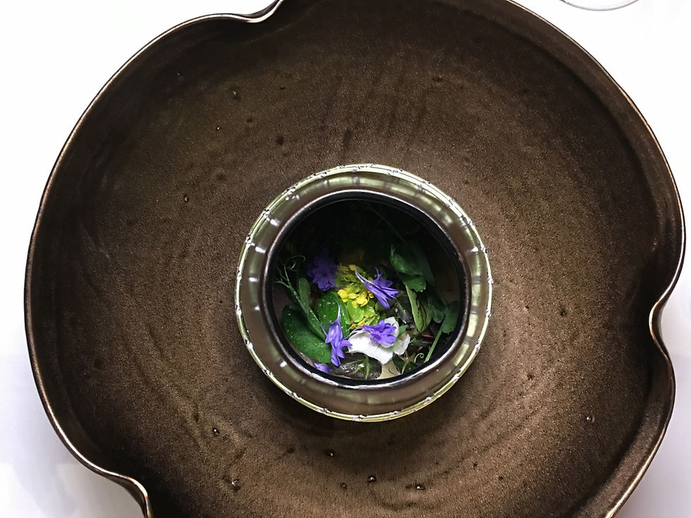 Travel Gift Ideas - Foodie Travel Plated dish from Michelin star restaurant, Le Cirque inside the Bellagio Las Vegas. ©AlonzoWright for Manifesting Travel