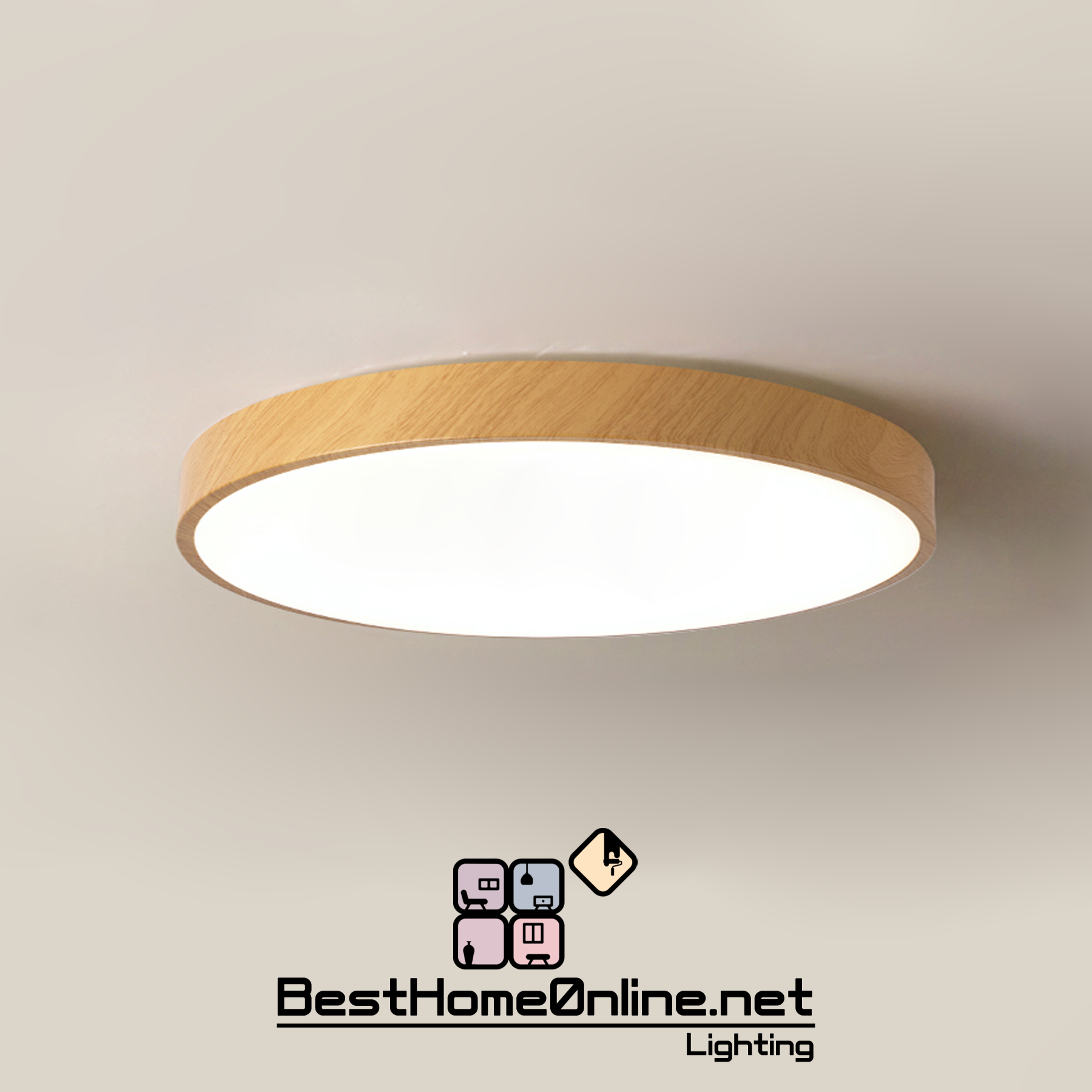 鐵藝燈體 圓木五十 精品貼頂燈 包送貨安裝 半年保養