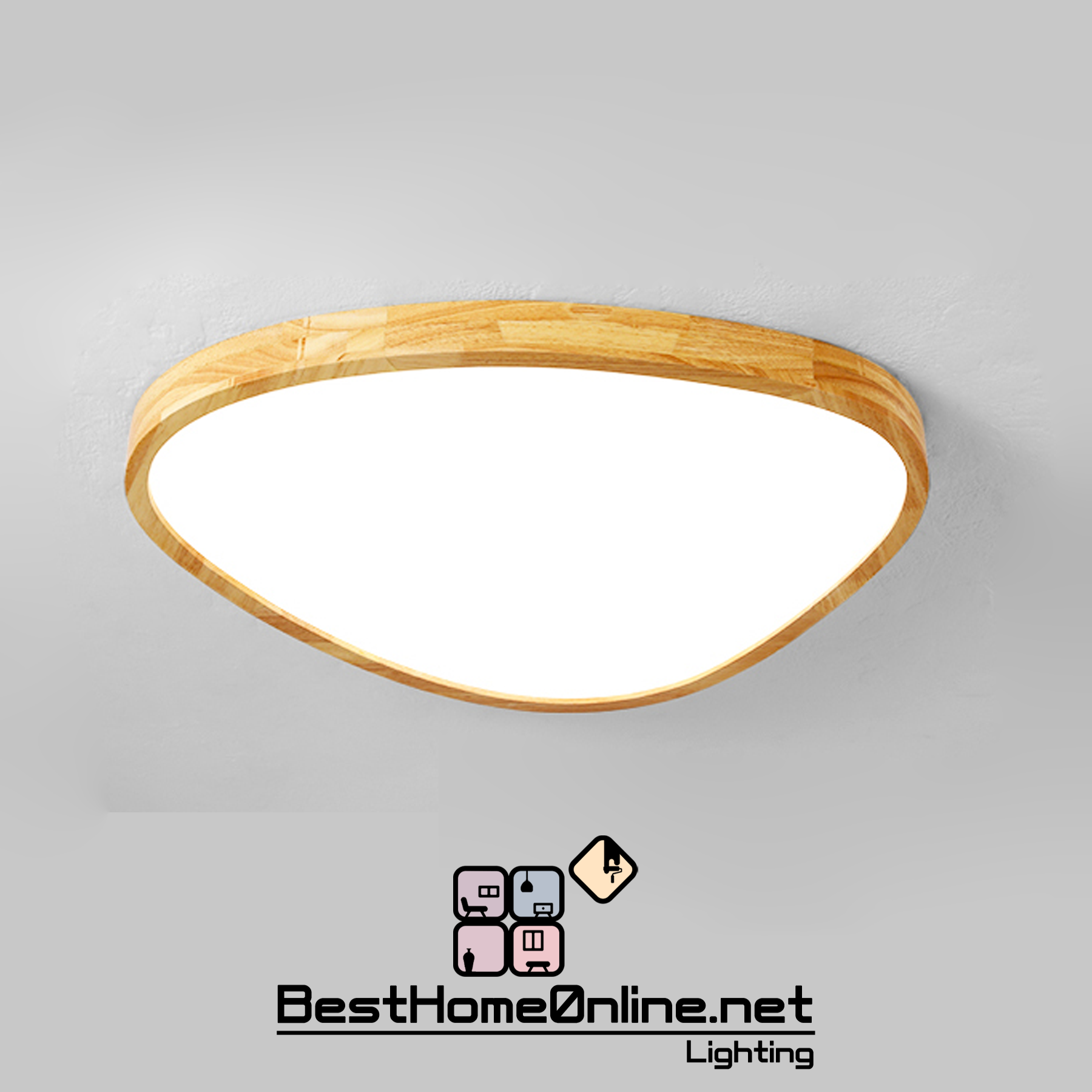 原木造型 原木鵝卵石 精品貼頂燈 包送貨安裝 半年保養