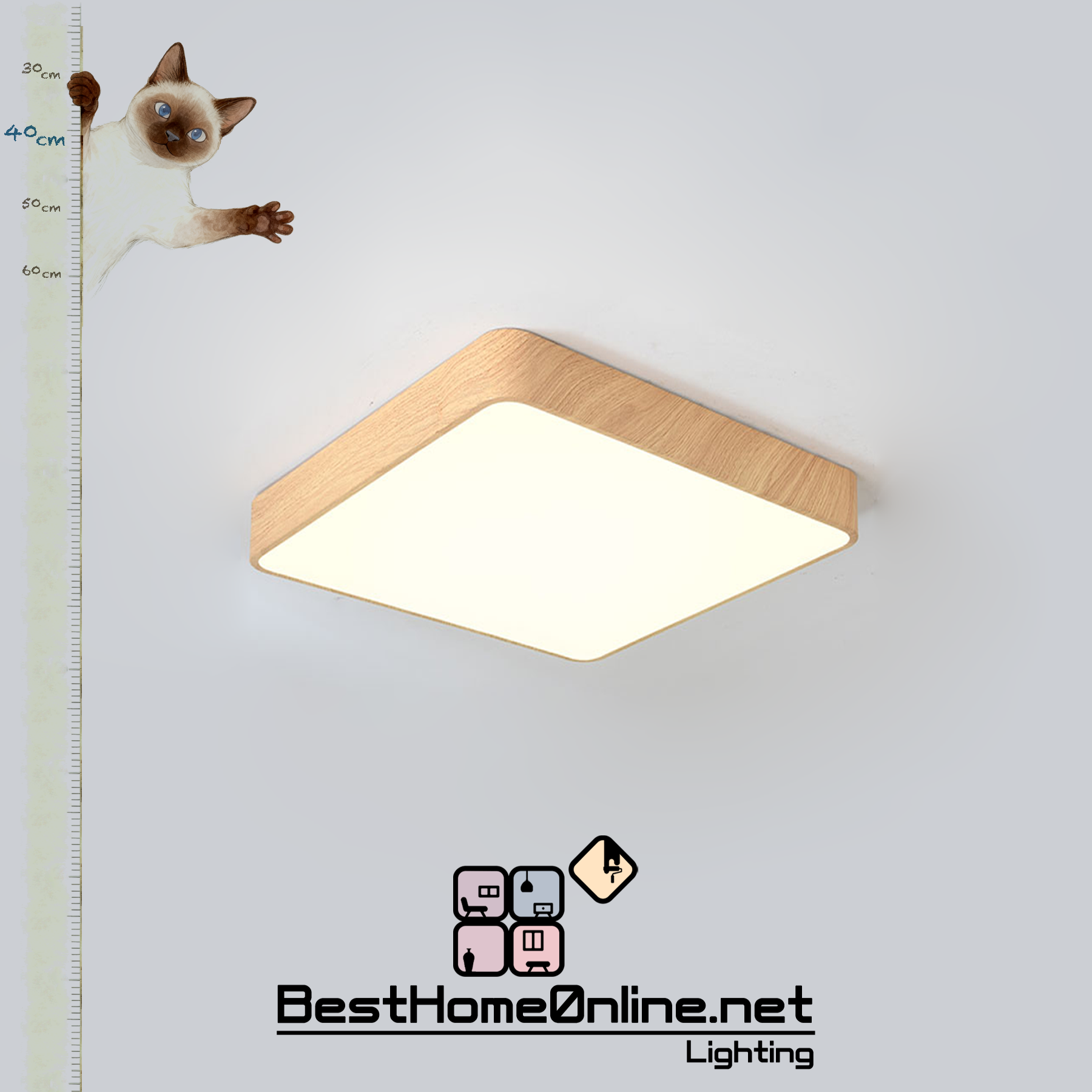 鐵藝燈體 方木四十 精品貼頂燈 香港包送貨安裝 半年保養 | 香港兒童房卡通LED燈具