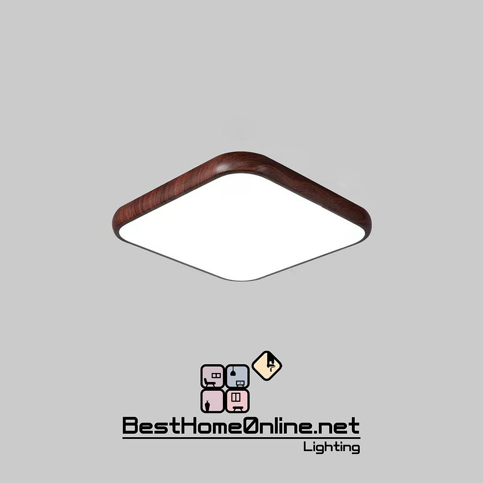 鐵藝燈體 胡桃方環四十 精品貼頂燈 包送貨安裝 半年保養