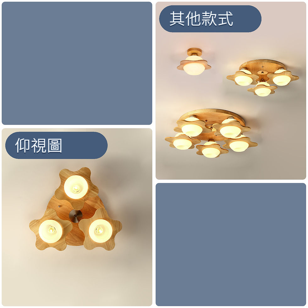 縮圖：玻璃燈體 繁花開 多頭吊燈組 包送貨安裝 半年保養