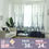 縮圖：合成纖維 巴黎日常 印花窗簾布 配套窗紗