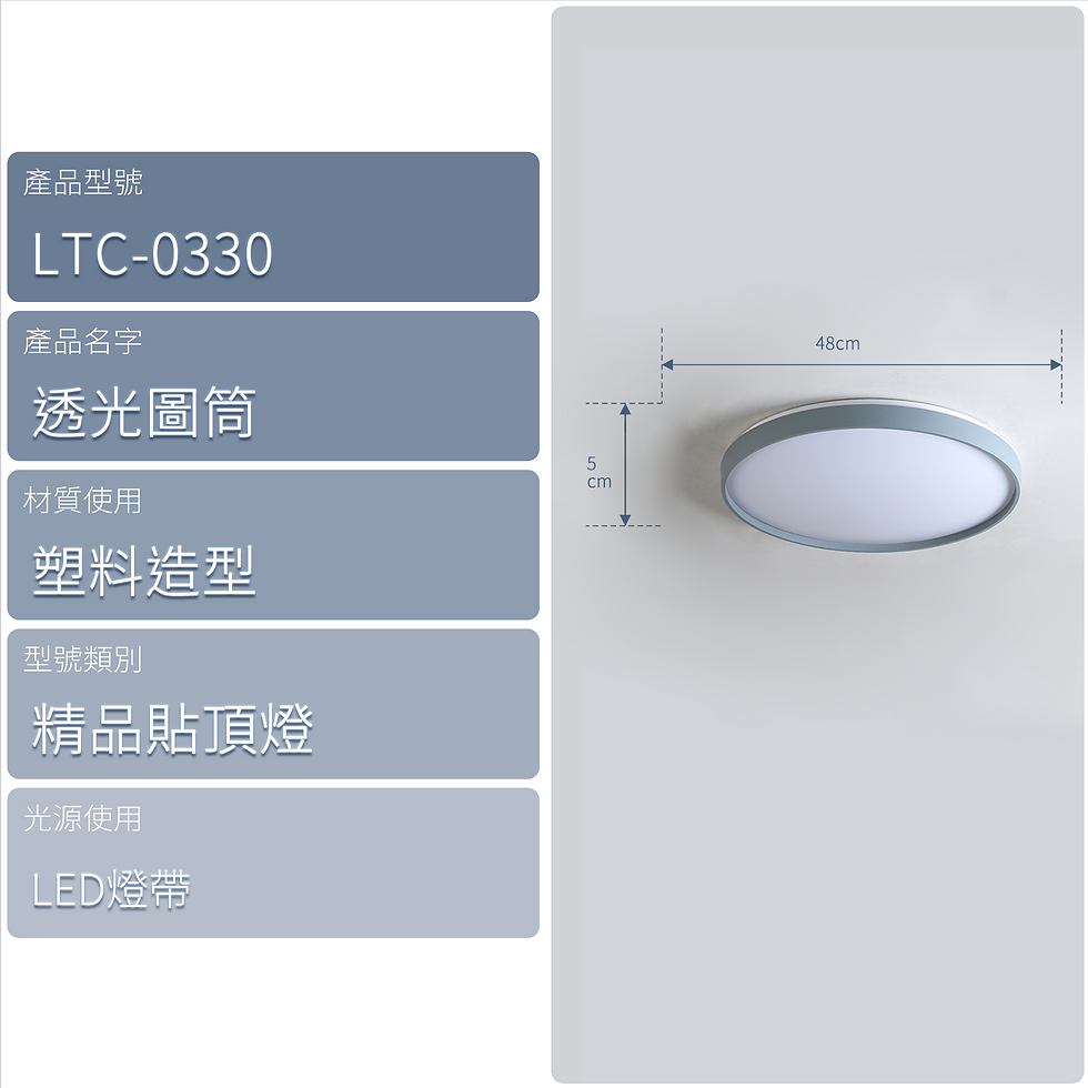 縮圖：塑料造型 透光圓筒 精品貼頂燈 包送貨安裝 半年保養