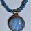 Thumbnail: Glass beaded braid necklace with Pendant
