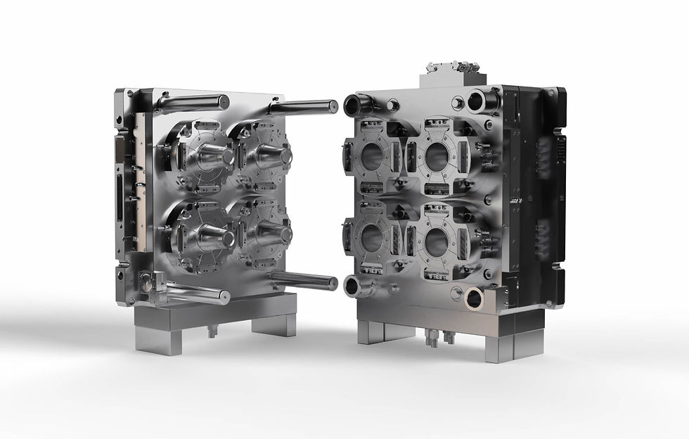 Large EcoCore multi-cavity high capacity packaging mould