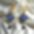 Image of Azulejo Tiles Earrings Goa Vacation Partywear Outfits for Women