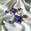 Thumbnail: Image of Indo-Portuguese Azulejo Tiles Earrings Goa Beach Vacation Fashion for Women