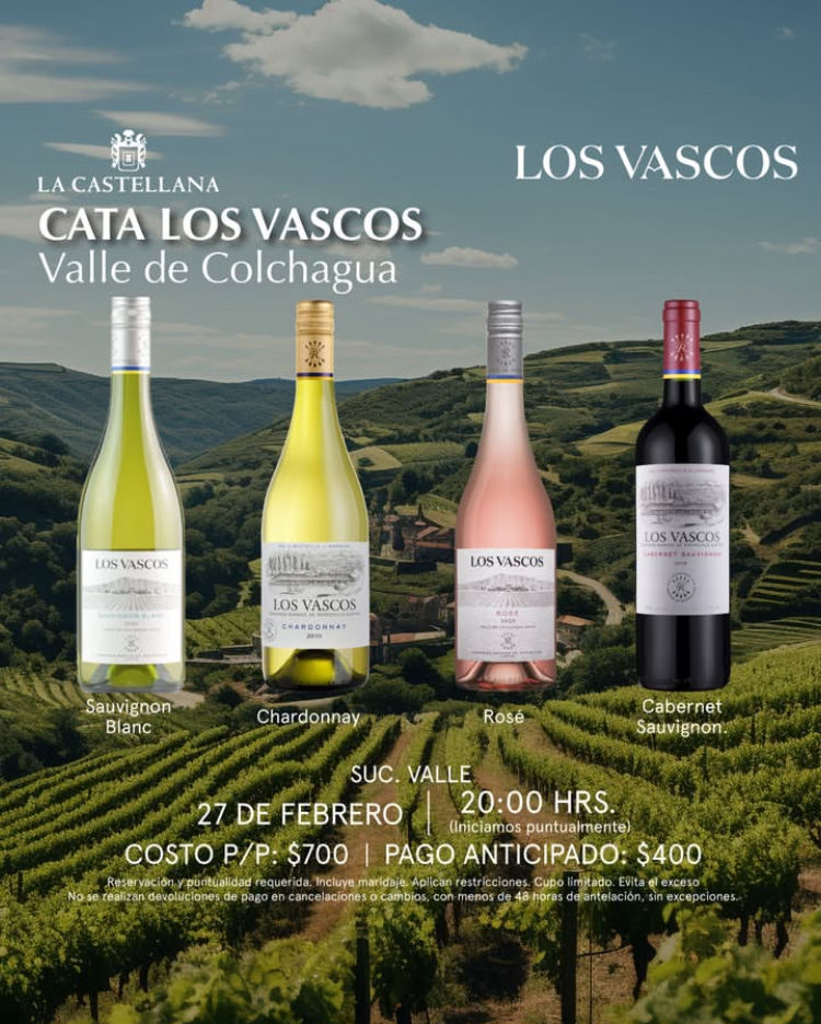 La Castellana Valle - Cata Los Vascos