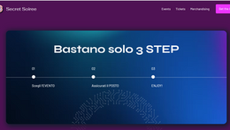 Secret Soirée | Sito vetrina su WIX