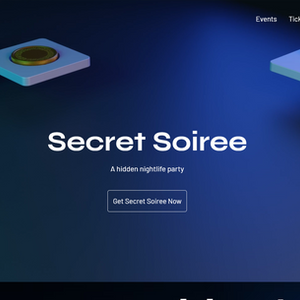 Secret Soirée | Sito vetrina su WIX
