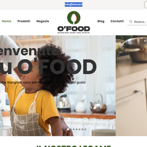 O'food per chi ama mangiare bene Wix 