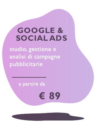 Pacchetto Google & Social Ads
